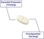 De-Wormer for Puppies and Small Dogs, Dewormer Chewables, (pyrantel pamoate/praziquantel) Controls Tapeworms, Roundworms & Hookworms, Easy to Administer Canine Worm Treatment