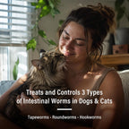 Dewormer for Dogs and Cats | Praziquantel 114 mg & Pyrantel Pamoate 114 mg | Broad Spectrum Dog Dewormer for Tapeworms, Roundworms & Hookworms | 3.38 fl oz (100 mL)