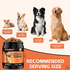 VivaElixir 100% Natural Flea & Tick Prevention for Dogs - 200 Tasty Soft Chews - Formulated with Brewer's Yeast, Garlic & Coconut Oil - Seaweed Flavor