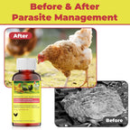 vermectin for Chickens, Poultry Dewormer 10 mg/mL Liquid for Worm, Mite & Lice Care Support, Oral Suspension with Dosing Syringe, for Backyard Chickens & Poultry Flocks, 1.01 oz