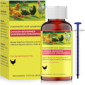 vermectin for Chickens, Poultry Dewormer 10 mg/mL Liquid for Worm, Mite & Lice Care Support, Oral Suspension with Dosing Syringe, for Backyard Chickens & Poultry Flocks, 1.01 oz